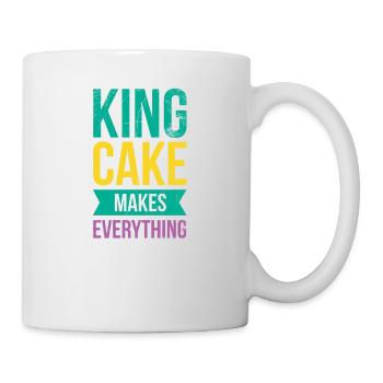 King Cake Makes Everything Better for Baker Or - Mug - white - Right