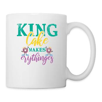 King Cake Makes Everything Better for Baker Or - Mug - white - Right