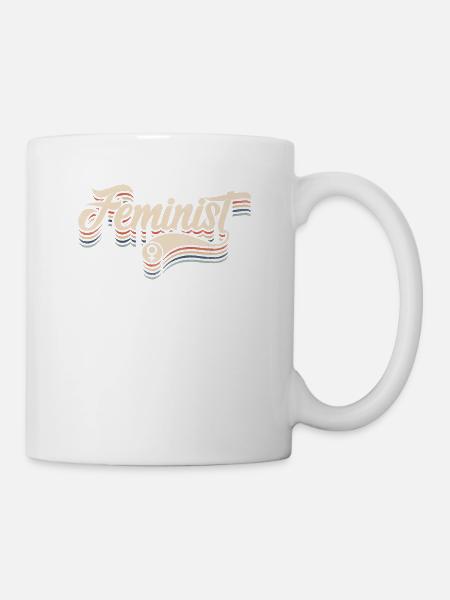 Design féministe pour les féministes - Mug blanc - blanc