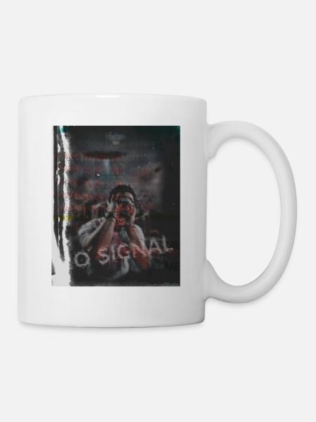 Aucun signal - Mug blanc - blanc