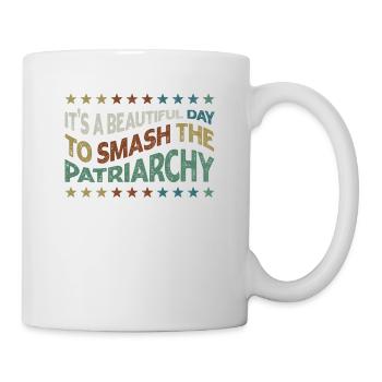 C’est une belle journée pour célébrer le patriarcat - Mug blanc - blanc - Droite