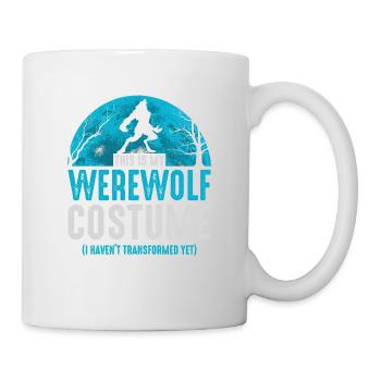 C’est mon costume de loup-garou que je n’ai pas - Mug blanc - blanc - Droite