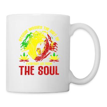 Reggae Washes The Dirt Of Everyday Life Out of the Way - Mug - white - Right