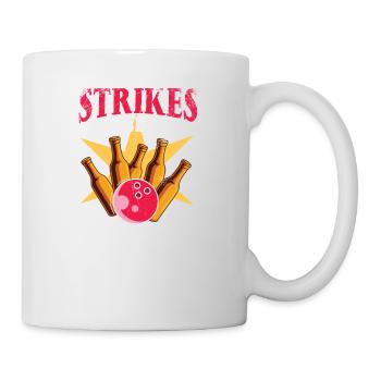 Bowl Design Für Bowler Bowling Team Player Sport - Tasse - Weiß - Rechts