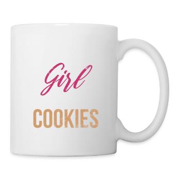 Seulement une fille, les biscuits au boulanger ou à la cuisson - Mug blanc - blanc - Droite