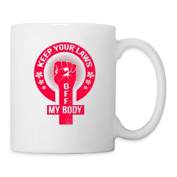 Gardez vos lois de ma conception corporelle - Mug blanc - blanc - Droite