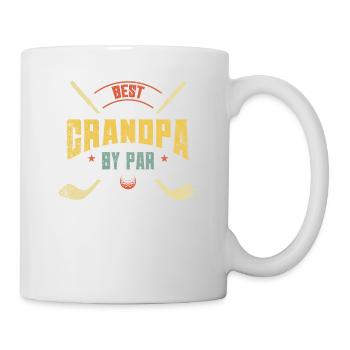 Bester Opa Von Par Design Für Golfliebhaber - Tasse - Weiß - Rechts