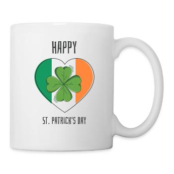 Happy St. Patrick's Day Design For Ireland - Mug - white - Right
