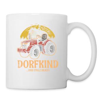 Village child and proud of it. Village child - Mug - white - Right