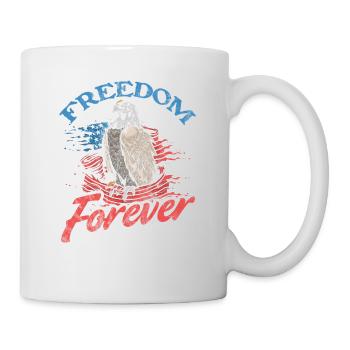 Freedom Forever Eagle Design for the - Mug - white - Right