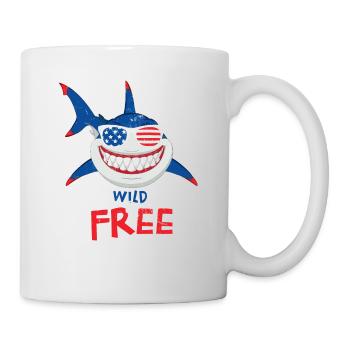 Wild And Free Design For The - Mug - white - Right