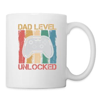 Dad Level Unlocked Design For A Gamer Dad - Mug - white - Right