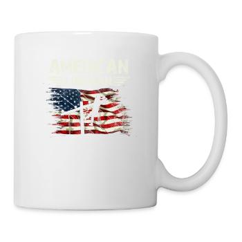 Troubleshooter Electrician US flag design For - Mug - white - Right