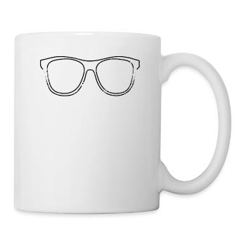 Je ne donne pas mon âge en années, mais en - Mug blanc - blanc - Droite