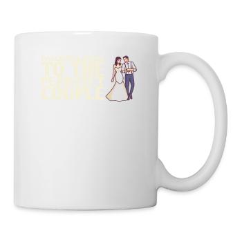 Herzlichen Glückwunsch An Das Pear-fect-paar Zur - Tasse - Weiß - Rechts