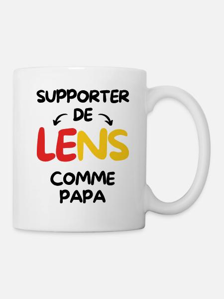 Supporter de Lens comme papa - Mug blanc - blanc