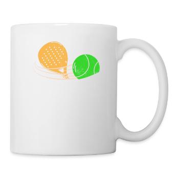 Padel Queen Padelschläger Ball Design Für Padel - Tasse - Weiß - Rechts
