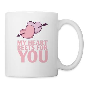 Mes betteraves de cœur pour vous Conception de mariage pour la mariée - Mug blanc - blanc - Droite