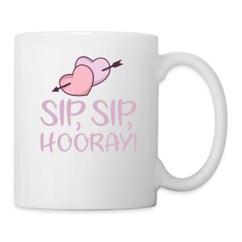 Sip Sip Hurra Marriage Draft For Bridal Groom - Mug - white - Right