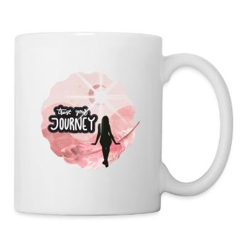 Trust your journey - Tasse - Weiß - Rechts