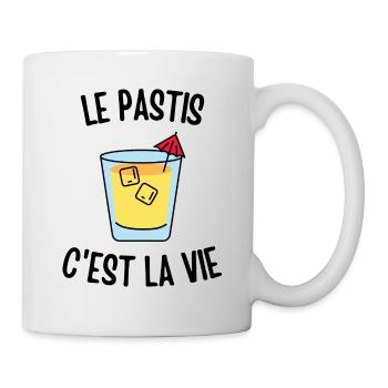 Le pastis c'est la vie - Mug blanc - blanc - Droite