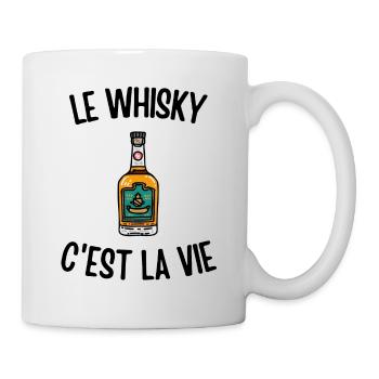 Le whisky c'est la vie - Mug blanc - blanc - Droite