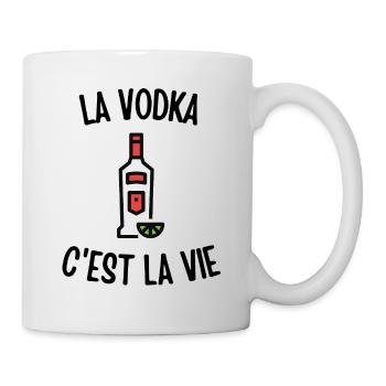 La vodka c'est la vie - Mug blanc - blanc - Droite