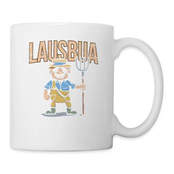 Lausbua - Tasse - Weiß - Rechts