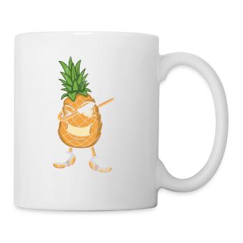 Dabbing pineapple design For beach lovers - Mug - white - Right