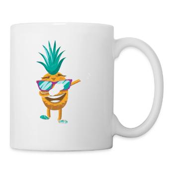 Dabbing Pineapple Sunglasses Design For The - Mug - white - Right