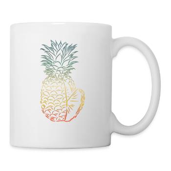 Pineapple design For beach lovers Pineapple - Mug - white - Right