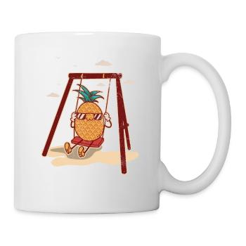 Pineapple Swing Design For Beach Lovers Pineapple - Mug - white - Right