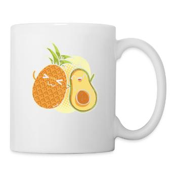 Love Is Love Ananas et Avocat Design Pour - Mug blanc - blanc - Droite
