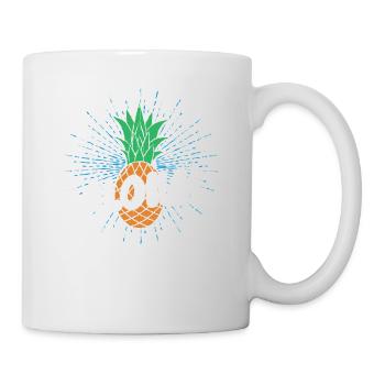 Aloha pineapple design For beach lovers pineapple - Mug - white - Right