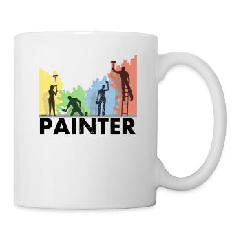 Maler-dekorateur-design Pour les peintres-artistes - Mug blanc - blanc - Droite
