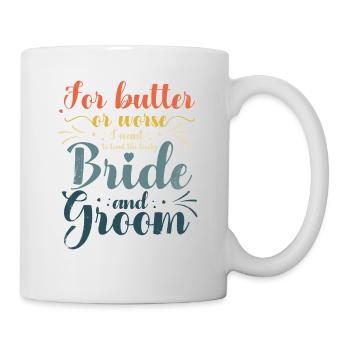 Pour le beurre ou pire, j’aimerais aller au - Mug blanc - blanc - Droite