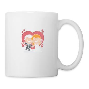 Puissiez-vous toujours être aussi heureux que pour le - Mug blanc - blanc - Droite