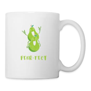 Herzlichen Glückwunsch An Die Pear-fect Für Braut - Tasse - Weiß - Rechts
