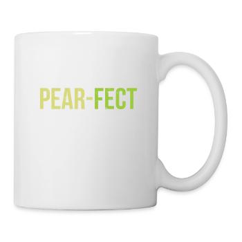 Herzlichen Glückwunsch An Die Pear-fect Für Braut - Tasse - Weiß - Rechts