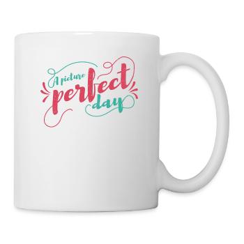 Ein Perfektes Tag-ehe-design Für Die Braut - Tasse - Weiß - Rechts