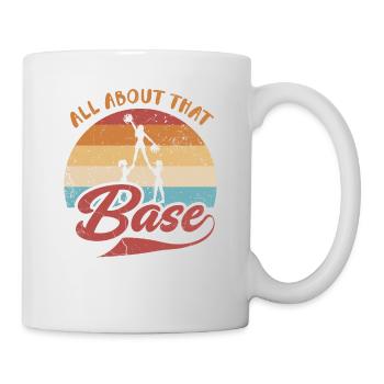 All about this basic design for cheerleaders - Mug - white - Right