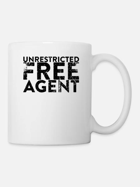 Uneingeschränkter Free Agent Für Scheidung - Tasse - Weiß