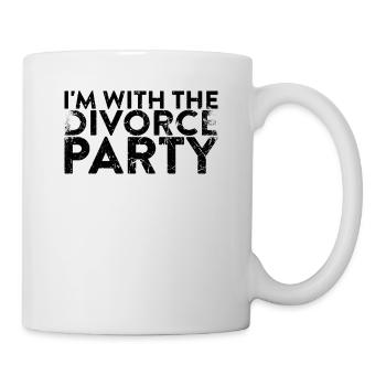 I Am At The Divorce Party For Divorce - Mug - white - Right