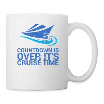 The countdown is over, it's cruise time - Mug - white - Right