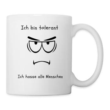 Toleranz - Tasse - Weiß - Rechts