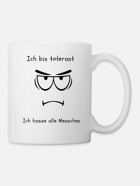 Toleranz - Tasse - Weiß