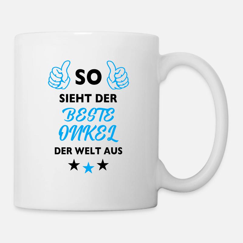 So sieht der beste Onkel der Welt aus - Tasse - Weiß