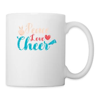 Friedensliebes-beifall-design Für - Tasse - Weiß - Rechts
