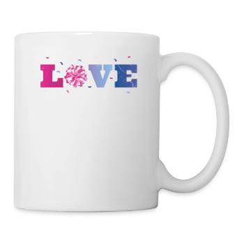 Love Design pour les pom-pom girls Cheer Girls - Mug blanc - blanc - Droite