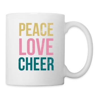 Friedensliebes-beifall-design Für - Tasse - Weiß - Rechts